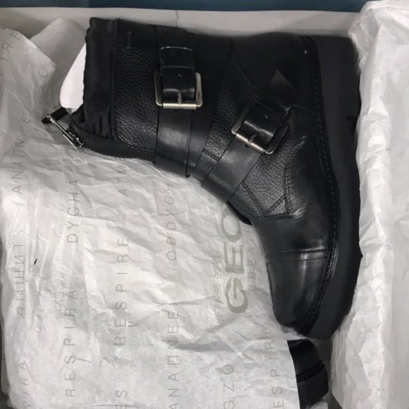 Women's Geox Rayssa Moto Boot - Picture 9 of 9